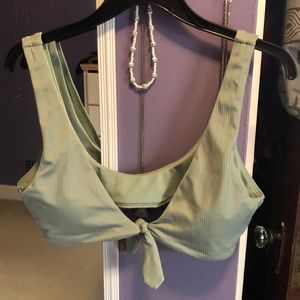 Sage Green Bathing Suit Top
